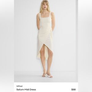 Aritzia Wilfred Saturn Midi Dress